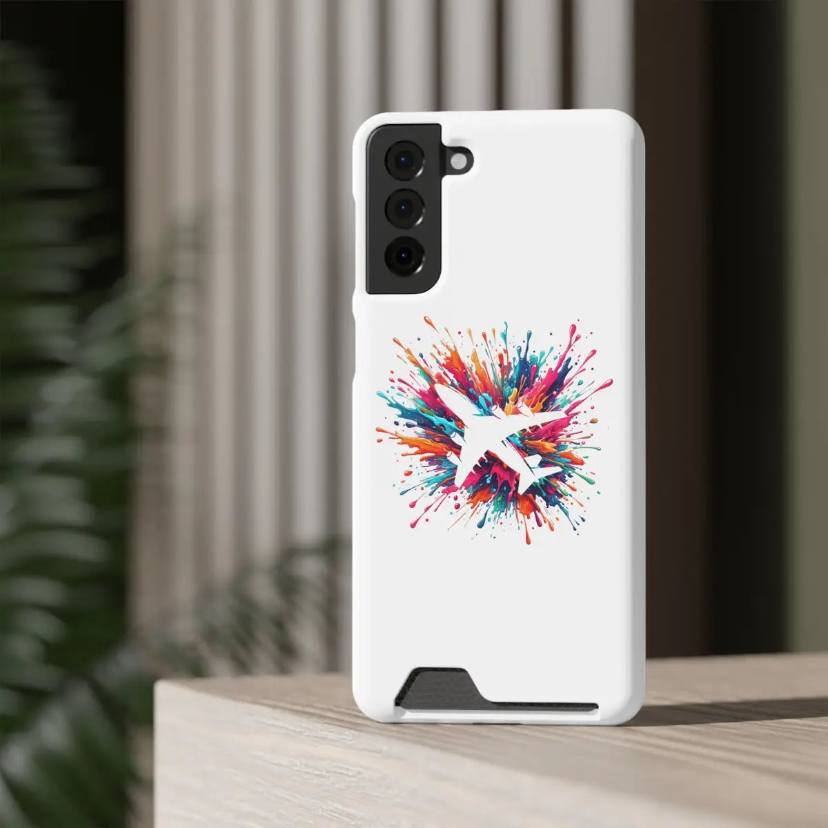Colorful Travel Phone Case with Card Holder - Perfect for Adventurers - Gifts pilots - Aviation apparel