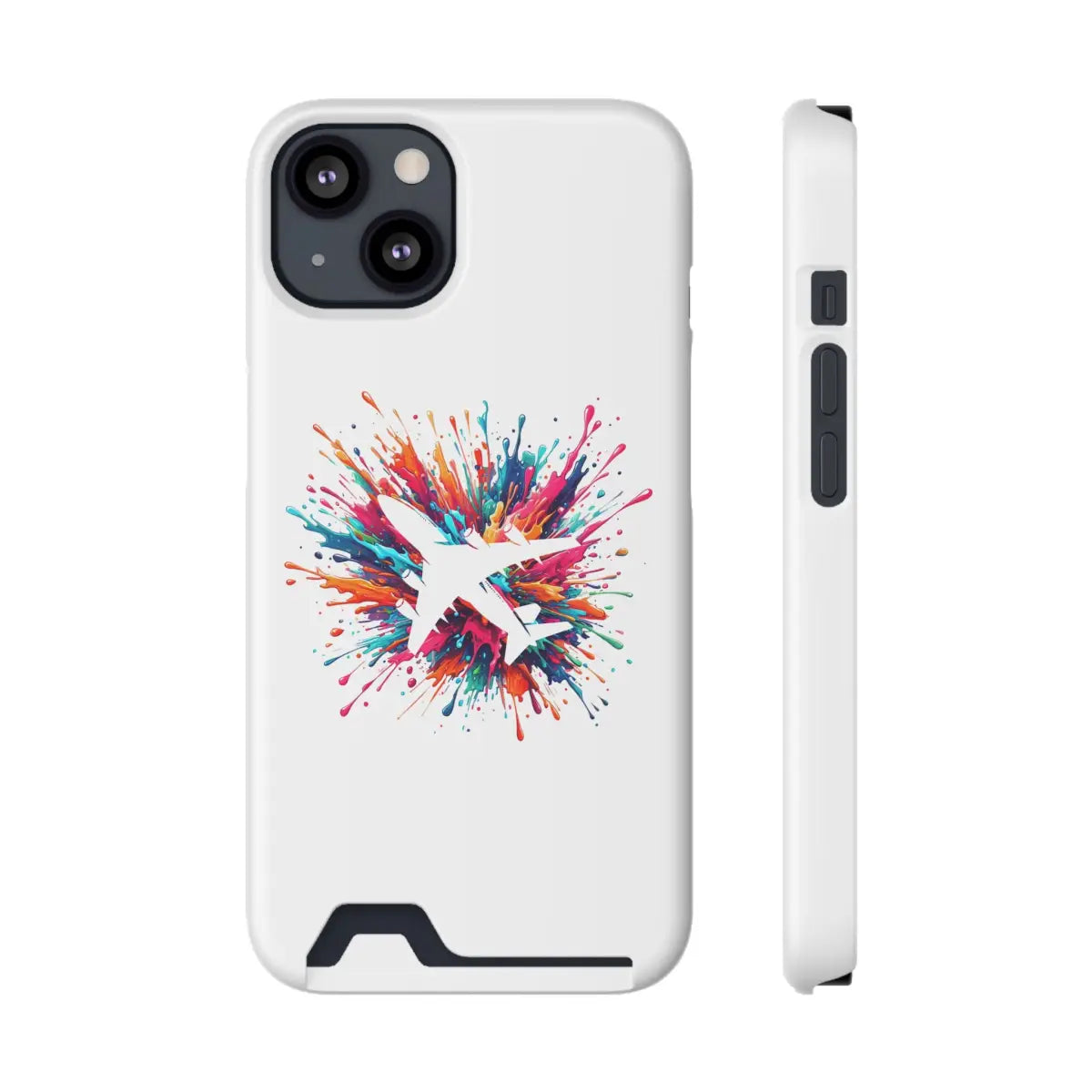 Colorful Travel Phone Case with Card Holder - Perfect for Adventurers - Gifts pilots - Aviation apparel