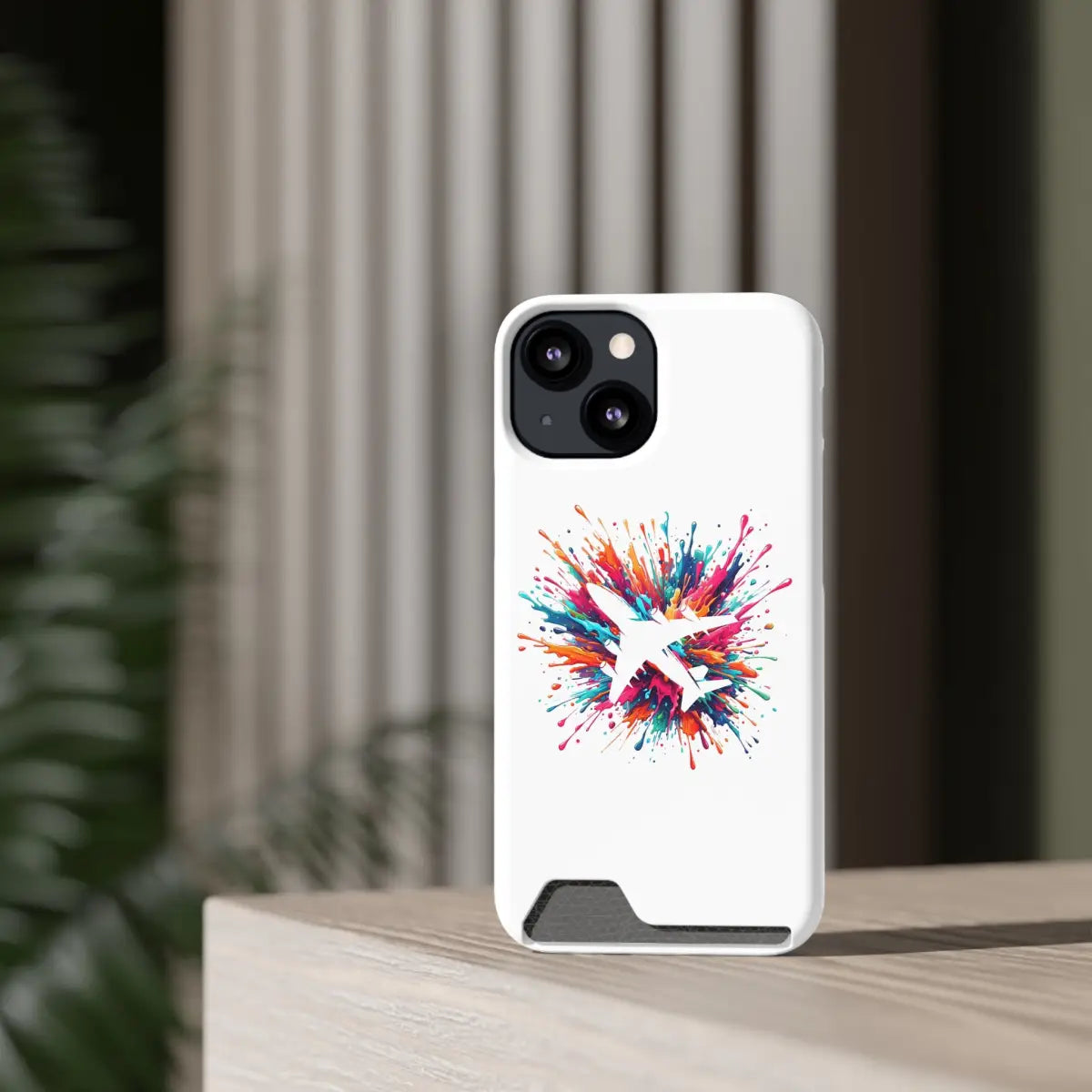 Colorful Travel Phone Case with Card Holder - Perfect for Adventurers - Gifts pilots - Aviation apparel