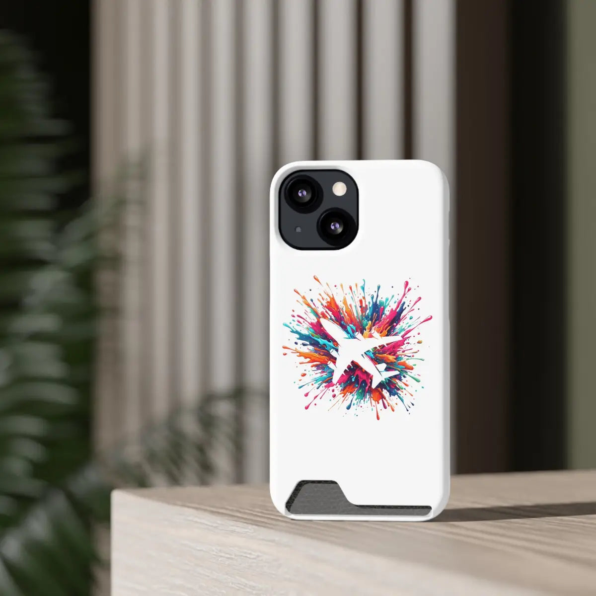 Colorful Travel Phone Case with Card Holder - Perfect for Adventurers - Gifts pilots - Aviation apparel