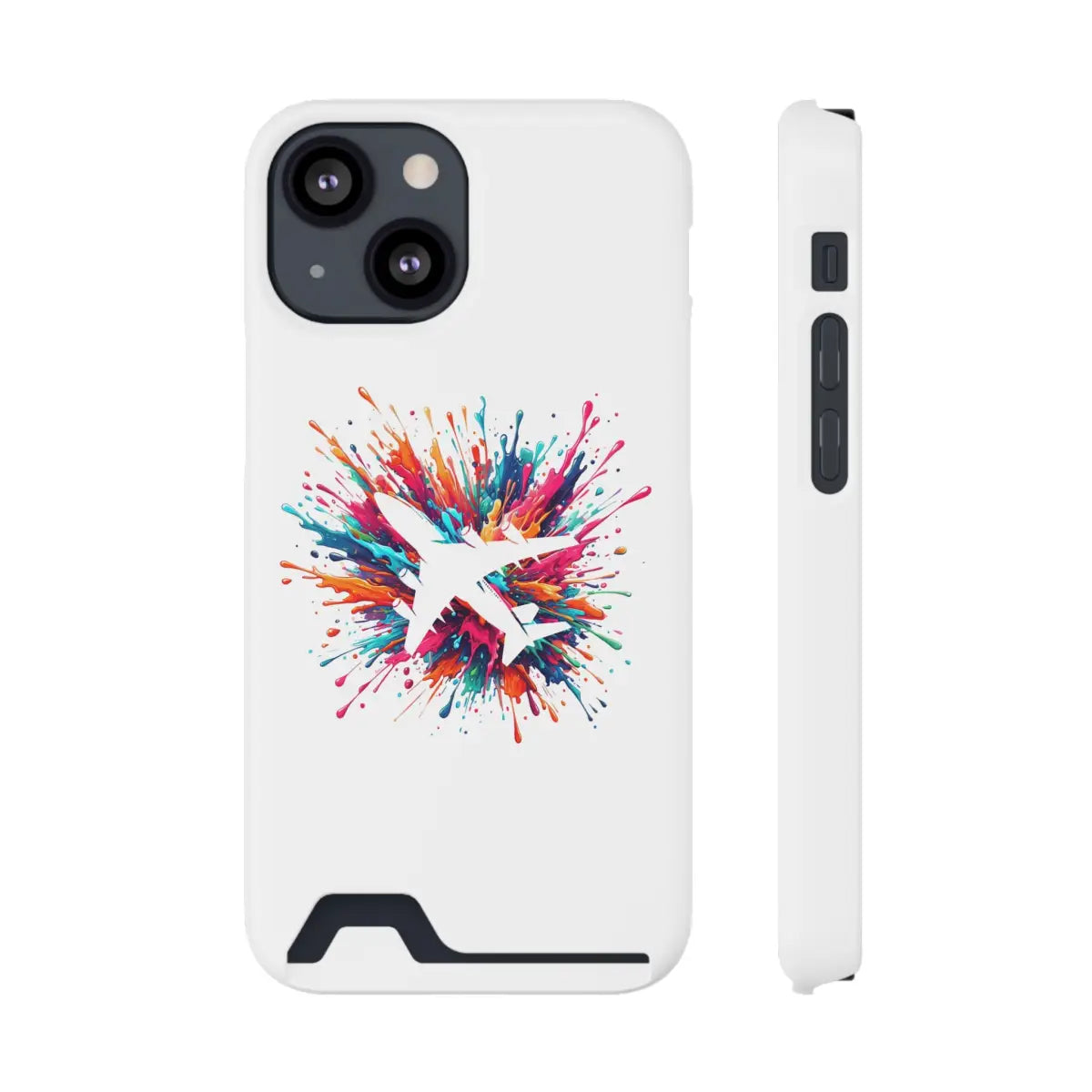 Colorful Travel Phone Case with Card Holder - Perfect for Adventurers - Gifts pilots - Aviation apparel