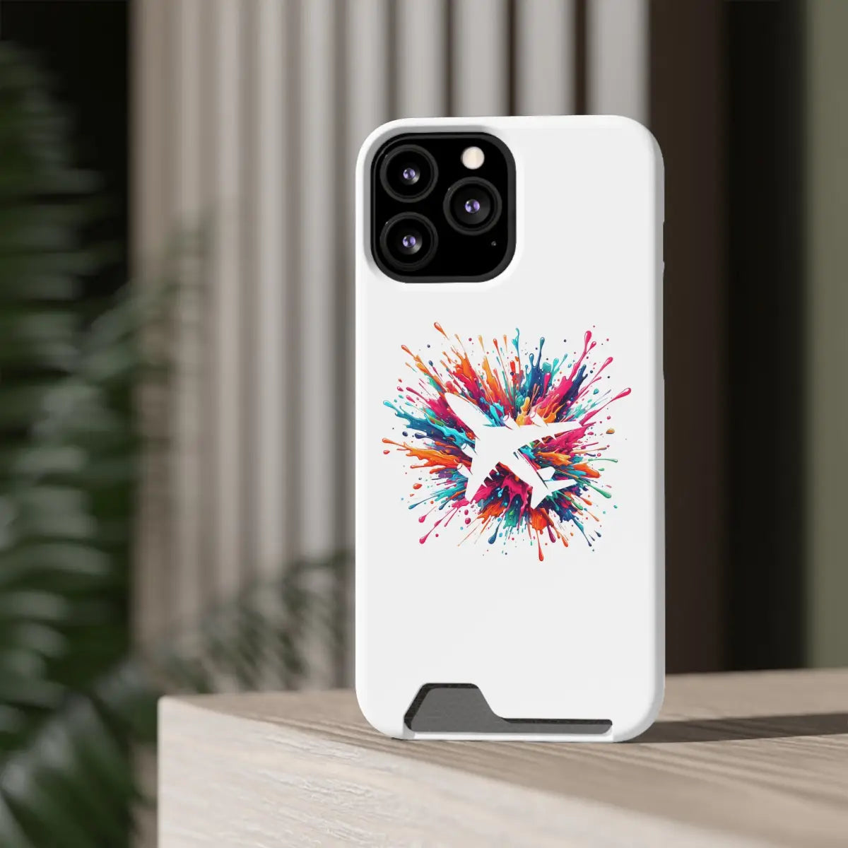 Colorful Travel Phone Case with Card Holder - Perfect for Adventurers - Gifts pilots - Aviation apparel
