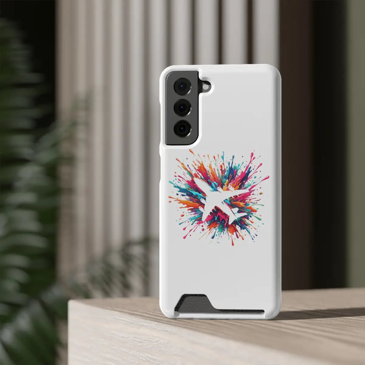Colorful Travel Phone Case with Card Holder - Perfect for Adventurers - Gifts pilots - Aviation apparel