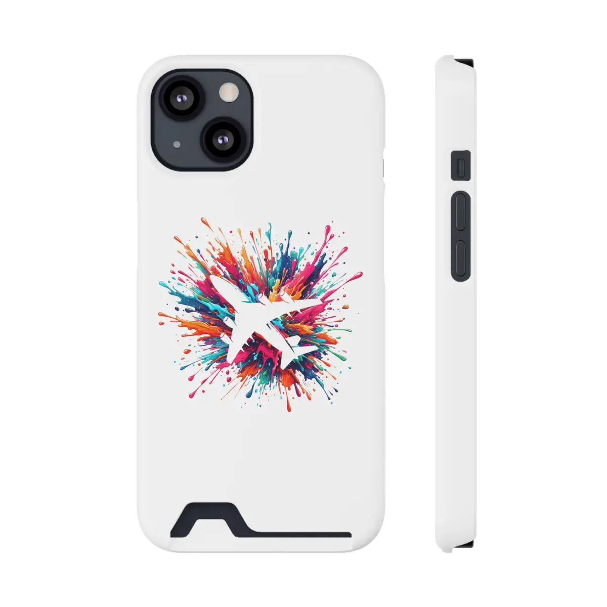 Colorful Travel Phone Case with Card Holder - Perfect for Adventurers - Gifts pilots - Aviation apparel