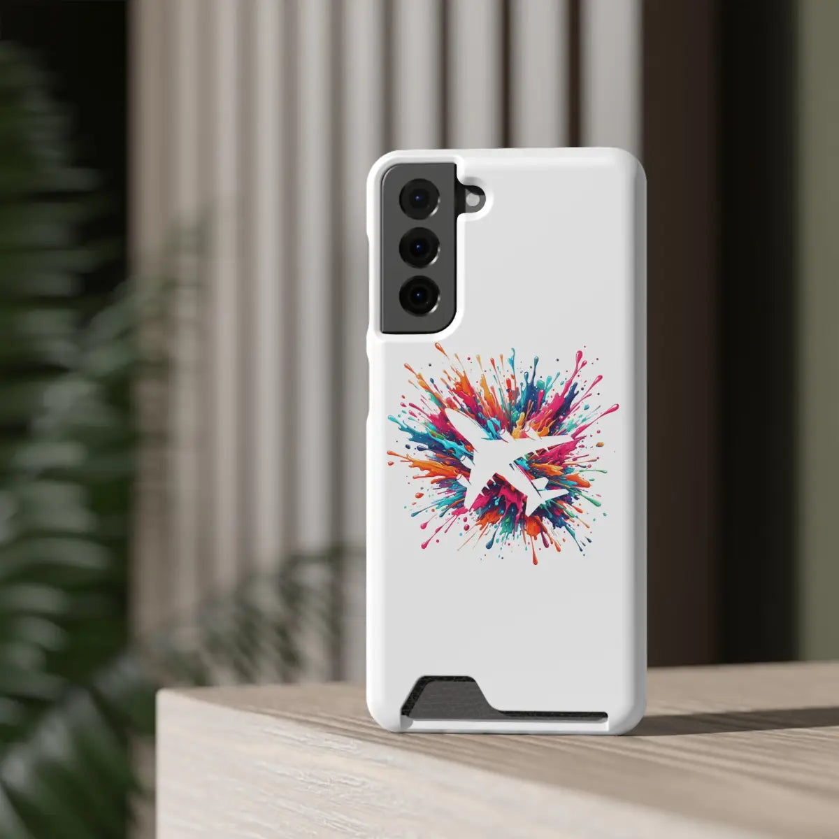 Colorful Travel Phone Case with Card Holder - Perfect for Adventurers - Gifts pilots - Aviation apparel