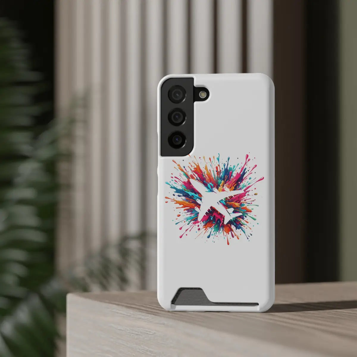 Colorful Travel Phone Case with Card Holder - Perfect for Adventurers - Gifts pilots - Aviation apparel
