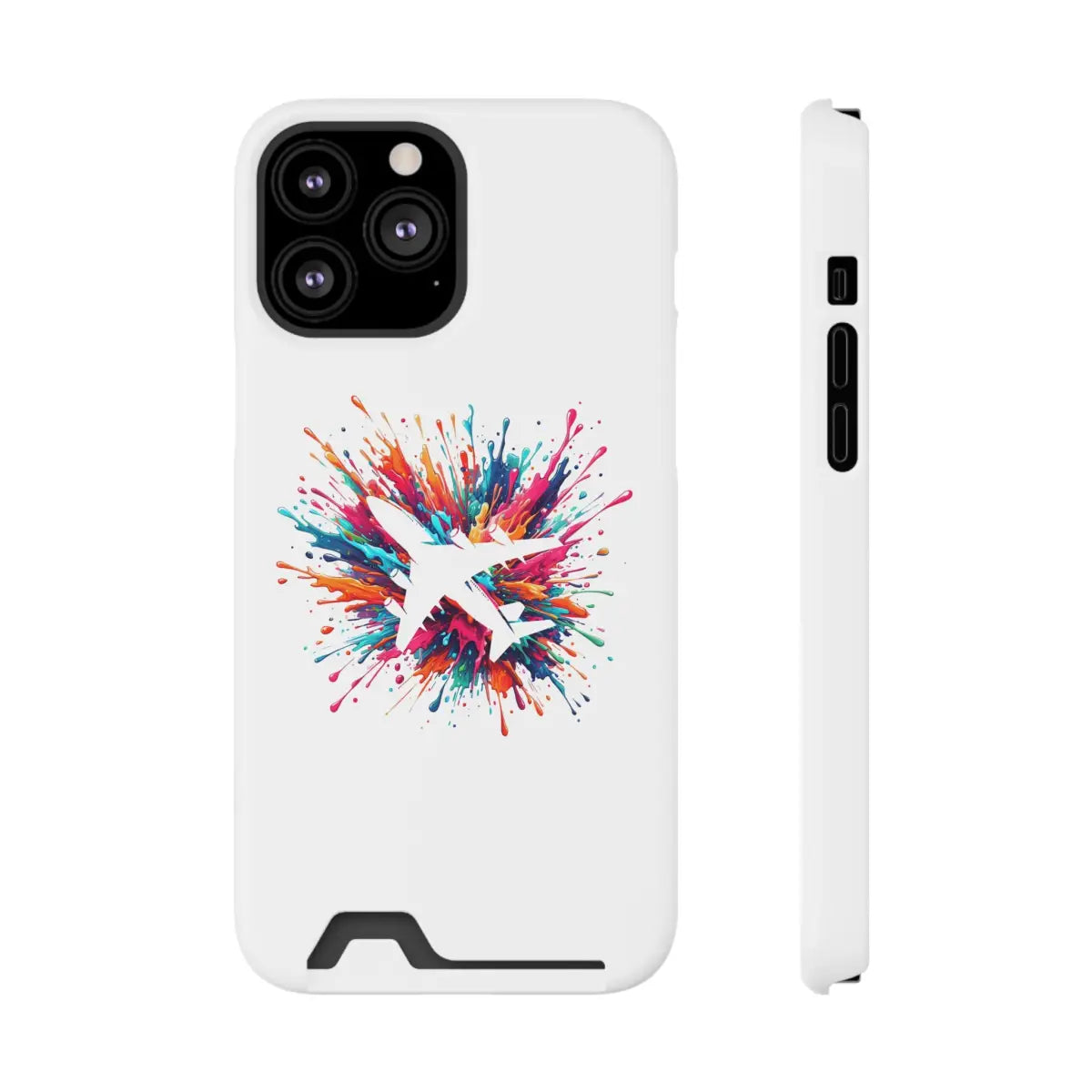 Colorful Travel Phone Case with Card Holder - Perfect for Adventurers - Gifts pilots - Aviation apparel