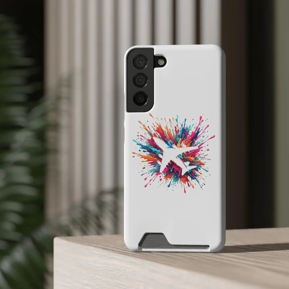 Colorful Travel Phone Case with Card Holder - Perfect for Adventurers - Gifts pilots - Aviation apparel
