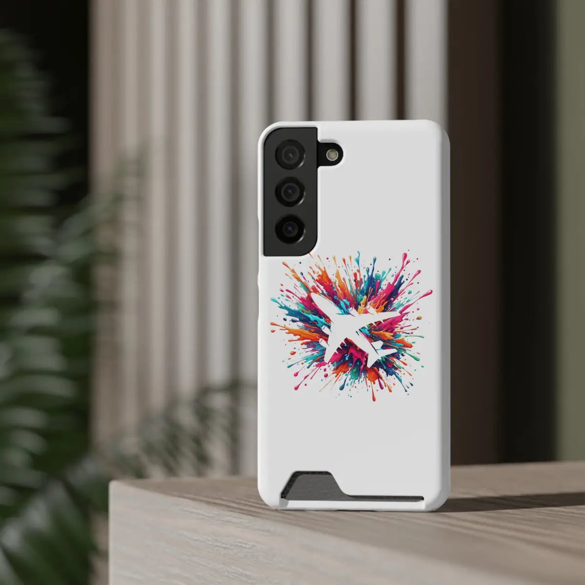 Colorful Travel Phone Case with Card Holder - Perfect for Adventurers - Gifts pilots - Aviation apparel