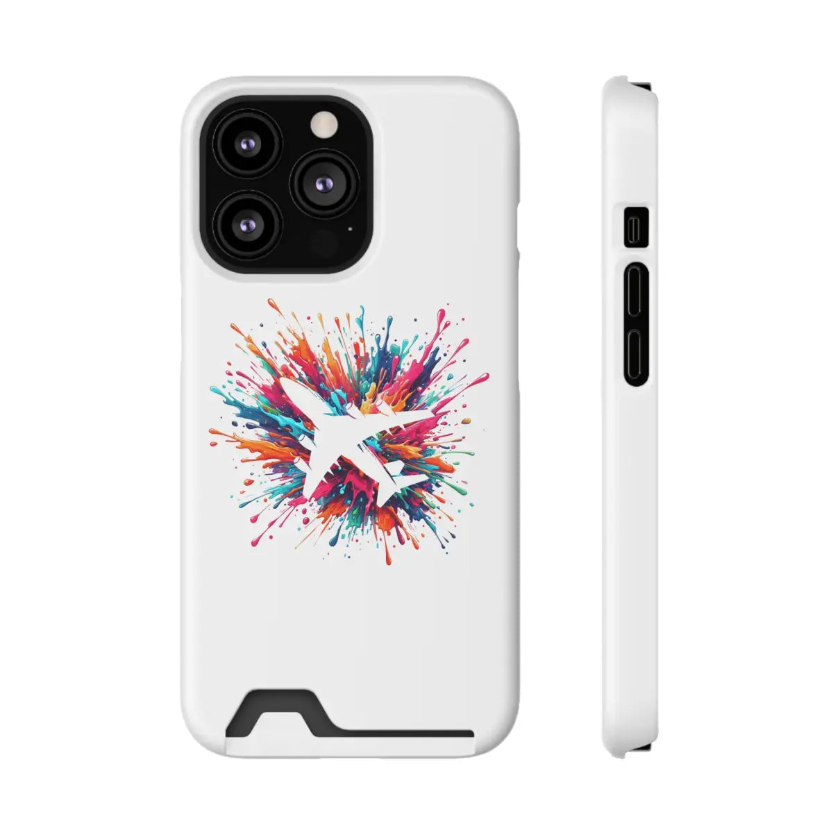 Colorful Travel Phone Case with Card Holder - Perfect for Adventurers - Gifts pilots - Aviation apparel