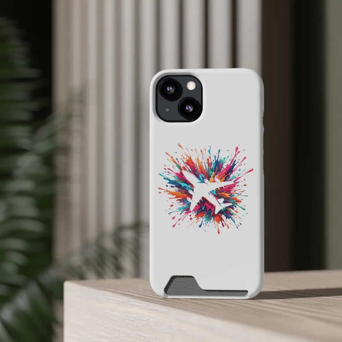 Colorful Travel Phone Case with Card Holder - Perfect for Adventurers - Gifts pilots - Aviation apparel