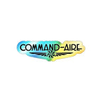 Command-Aire - Holographic Die-Cut Stickers - Paper products - Pilot gifts - WWII warbird t-shirt