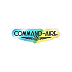 Command-Aire - Holographic Die-Cut Stickers - Paper products - Pilot gifts - WWII warbird t-shirt