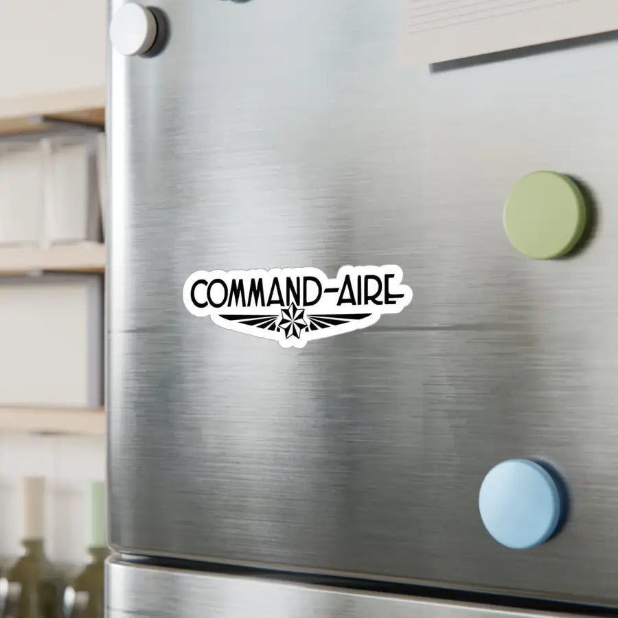 Command-Aire Kiss-Cut Vinyl Decal - Paper products - Gifts for pilots - Aviation apparel