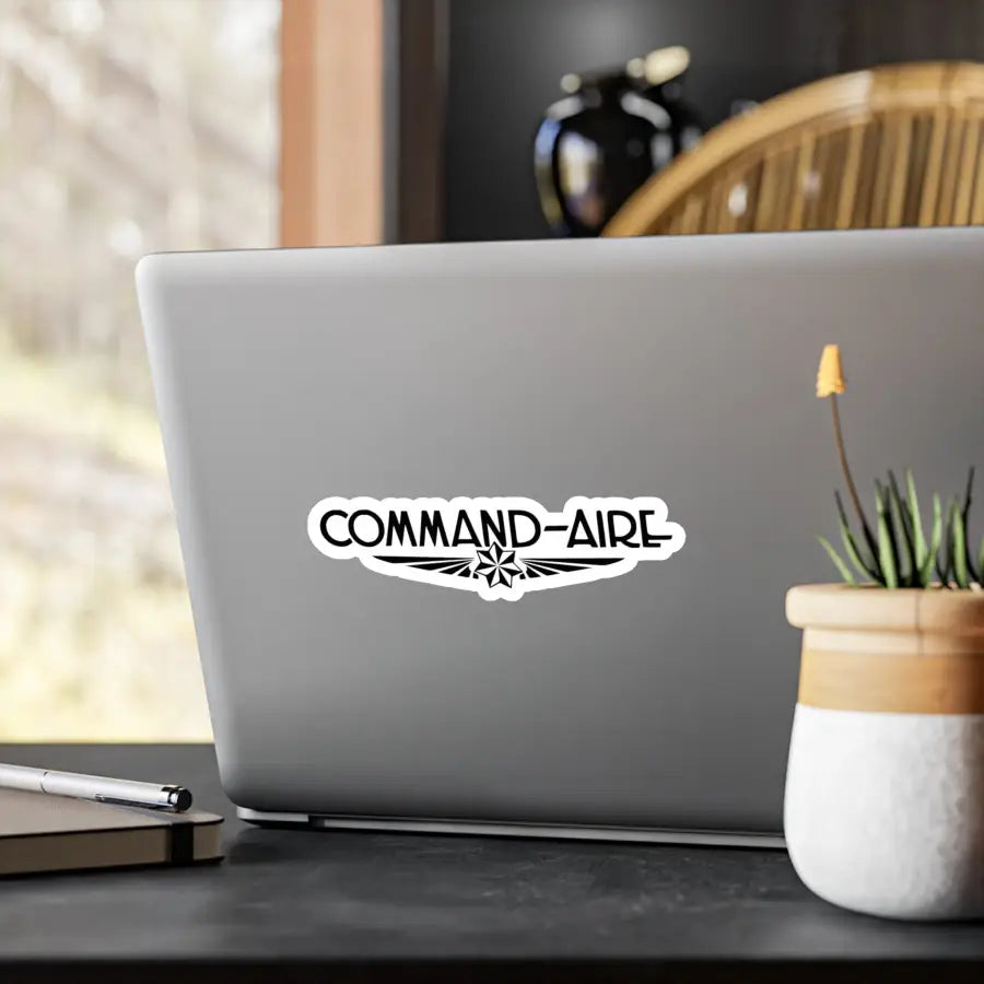 Command-Aire Kiss-Cut Vinyl Decal - Paper products - Gifts for pilots - Aviation apparel
