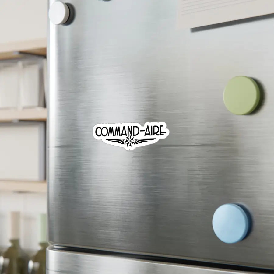 Command-Aire Kiss-Cut Vinyl Decal - Paper products - Gifts for pilots - Aviation apparel