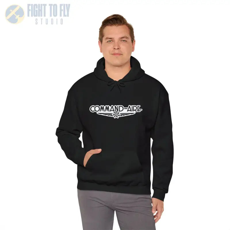 COMMAND-AIRE Unisex Heavy Blend Hooded Sweatshirt - Cozy Comfort for Everyday Adventures - Hoodie - Gifts pilots
