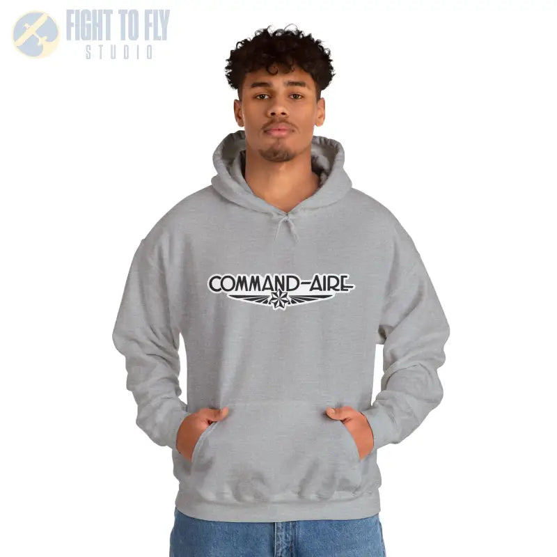 COMMAND-AIRE Unisex Heavy Blend Hooded Sweatshirt - Cozy Comfort for Everyday Adventures - Hoodie - Gifts pilots