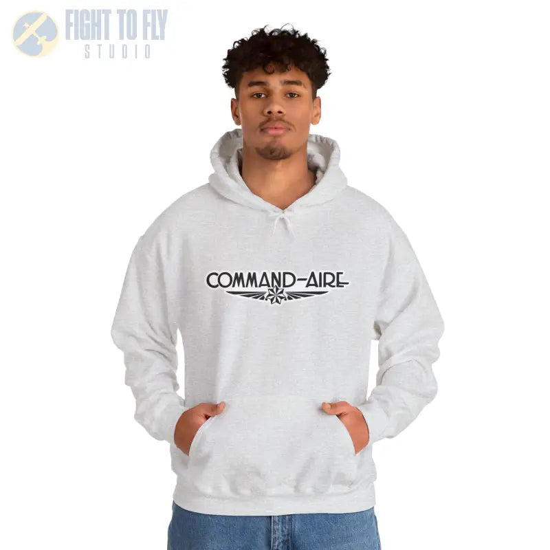 COMMAND-AIRE Unisex Heavy Blend Hooded Sweatshirt - Cozy Comfort for Everyday Adventures - Hoodie - Gifts pilots