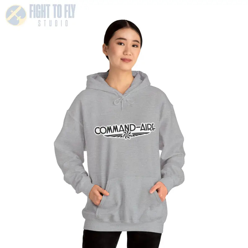 COMMAND-AIRE Unisex Heavy Blend Hooded Sweatshirt - Cozy Comfort for Everyday Adventures - Hoodie - Gifts pilots