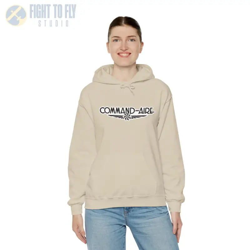 COMMAND-AIRE Unisex Heavy Blend Hooded Sweatshirt - Cozy Comfort for Everyday Adventures - Hoodie - Gifts pilots