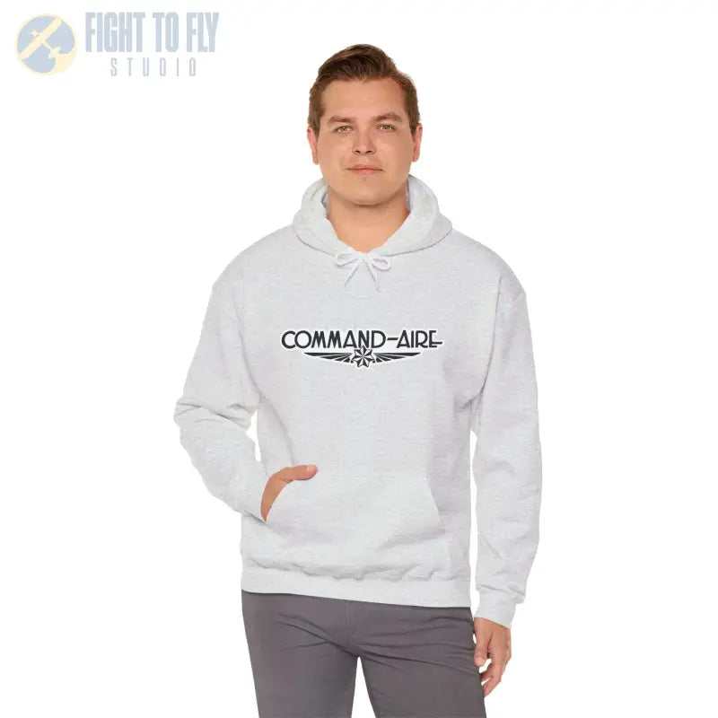COMMAND-AIRE Unisex Heavy Blend Hooded Sweatshirt - Cozy Comfort for Everyday Adventures - Hoodie - Gifts pilots