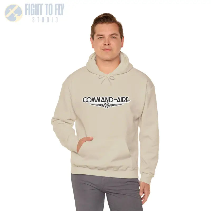 COMMAND-AIRE Unisex Heavy Blend Hooded Sweatshirt - Cozy Comfort for Everyday Adventures - Hoodie - Gifts pilots