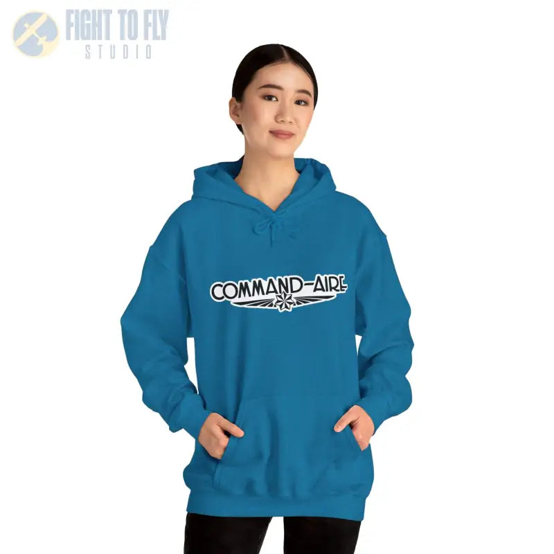 COMMAND-AIRE Unisex Heavy Blend Hooded Sweatshirt - Cozy Comfort for Everyday Adventures - Hoodie - Gifts pilots