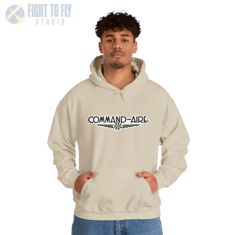 COMMAND-AIRE Unisex Heavy Blend Hooded Sweatshirt - Cozy Comfort for Everyday Adventures - Hoodie - Gifts pilots