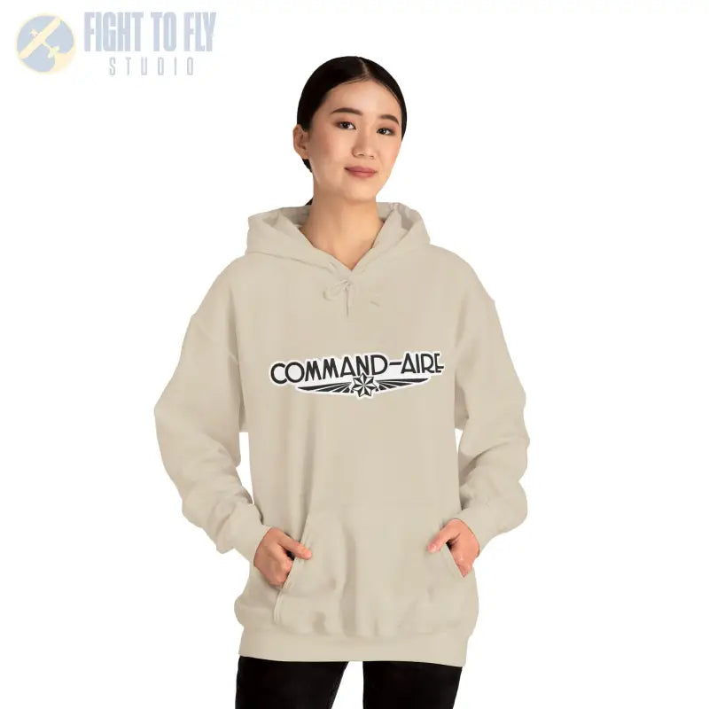 COMMAND-AIRE Unisex Heavy Blend Hooded Sweatshirt - Cozy Comfort for Everyday Adventures - Hoodie - Gifts pilots