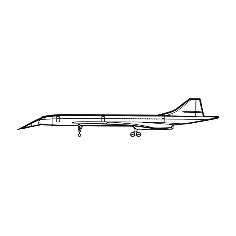 Concorde Die Cut Metal Wall Art - Sign - Pilot gifts - WWII warbird t-shirt