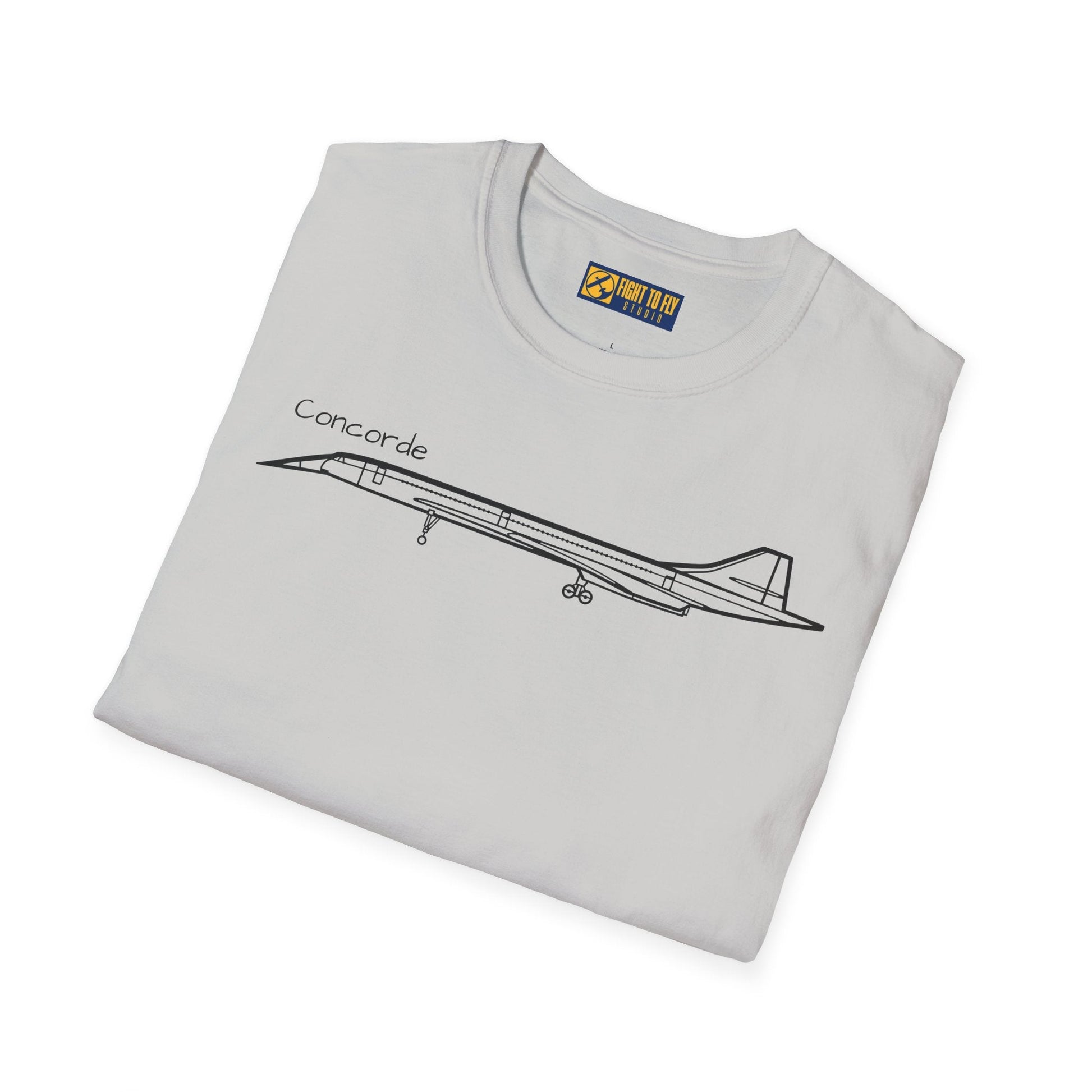 Concorde T-Shirt – Supersonic Passenger Jet Aviation Tee - Gifts for pilots - apparel
