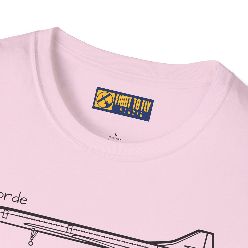 Concorde T-Shirt – Supersonic Passenger Jet Aviation Tee - Gifts for pilots - apparel