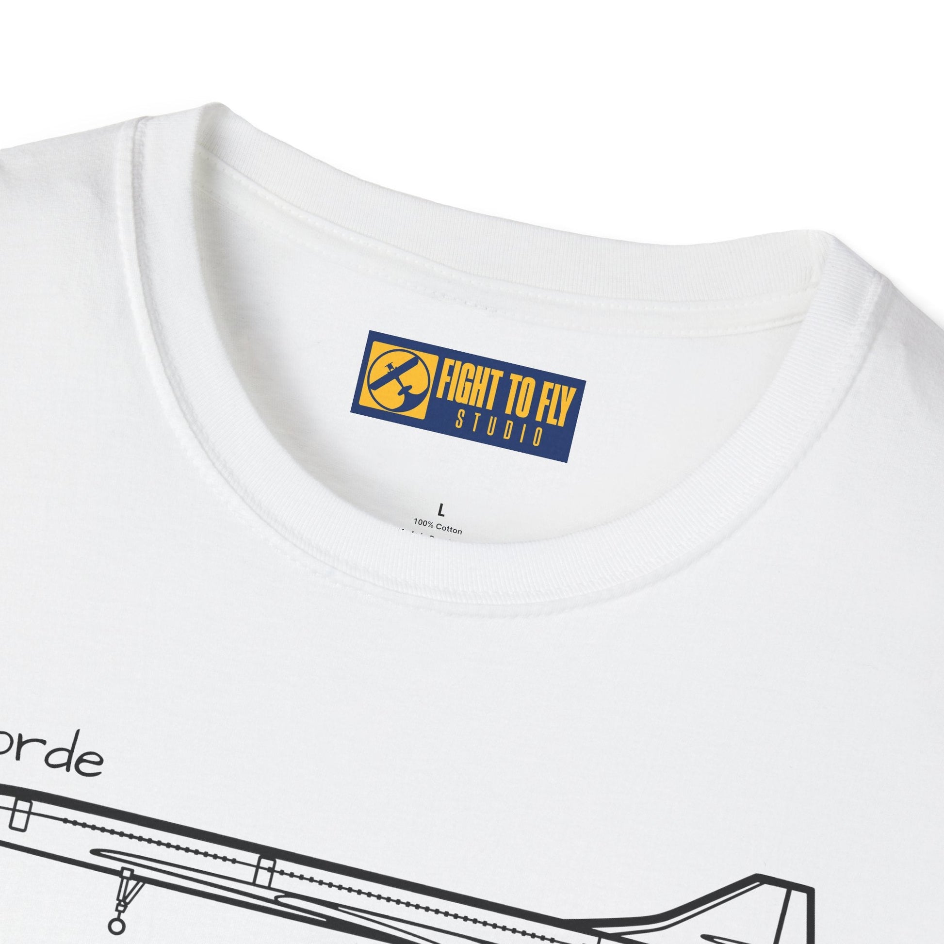 Concorde T-Shirt – Supersonic Passenger Jet Aviation Tee - Gifts for pilots - apparel