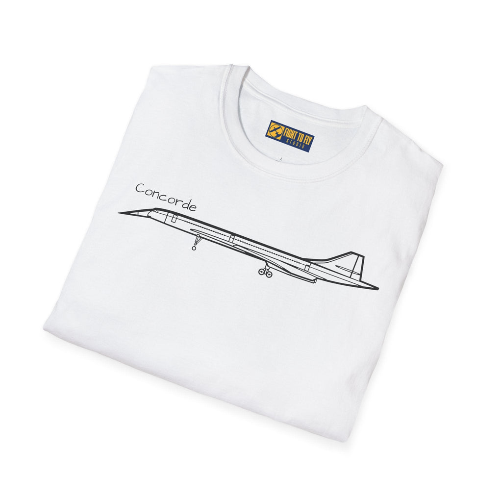 Concorde T-Shirt – Supersonic Passenger Jet Aviation Tee - Gifts for pilots - apparel