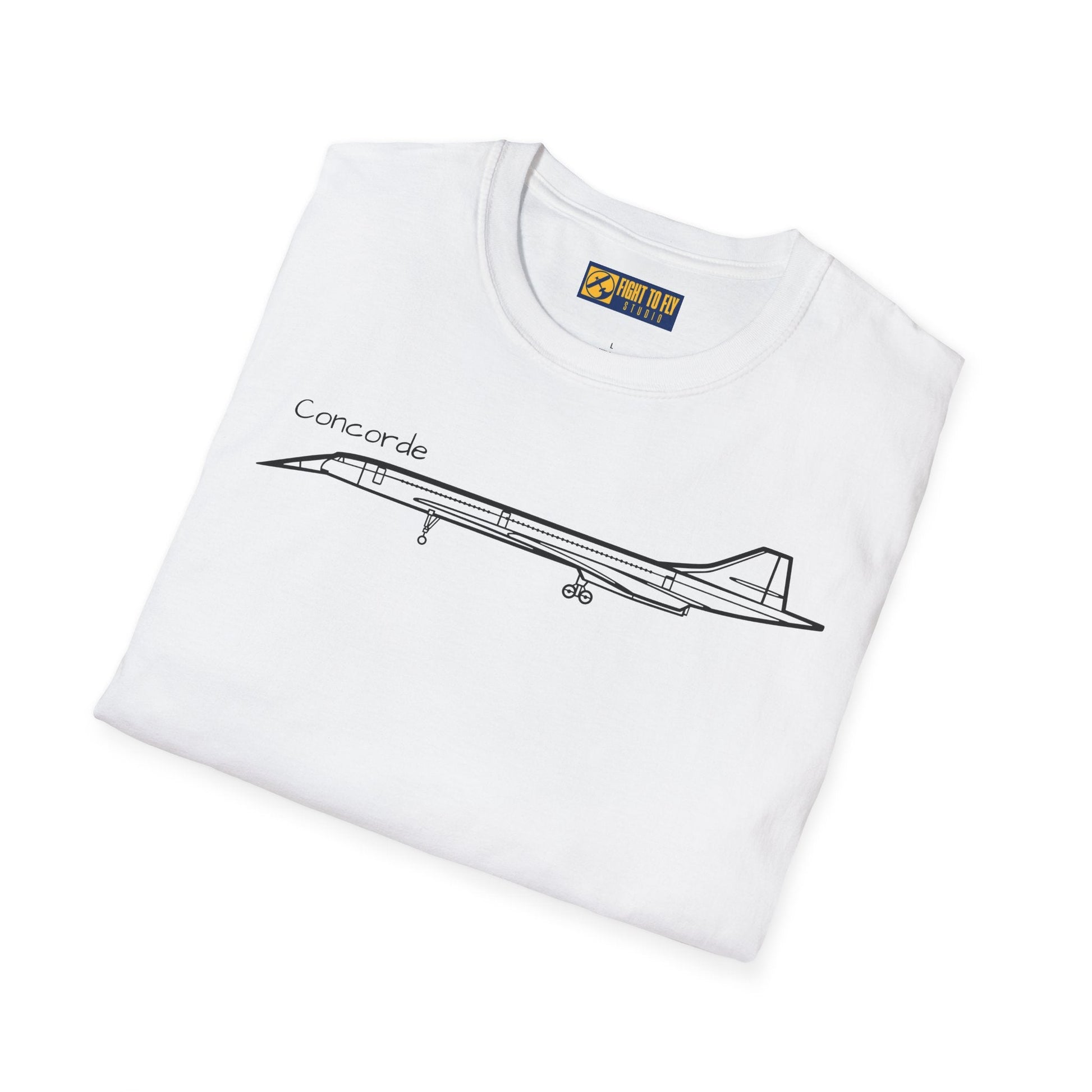 Concorde T-Shirt – Supersonic Passenger Jet Aviation Tee - Gifts for pilots - apparel