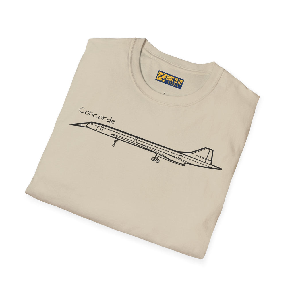 Concorde T-Shirt – Supersonic Passenger Jet Aviation Tee - Gifts for pilots - apparel
