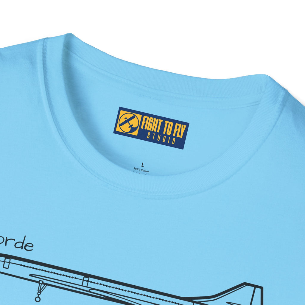 Concorde T-Shirt – Supersonic Passenger Jet Aviation Tee - Gifts for pilots - apparel