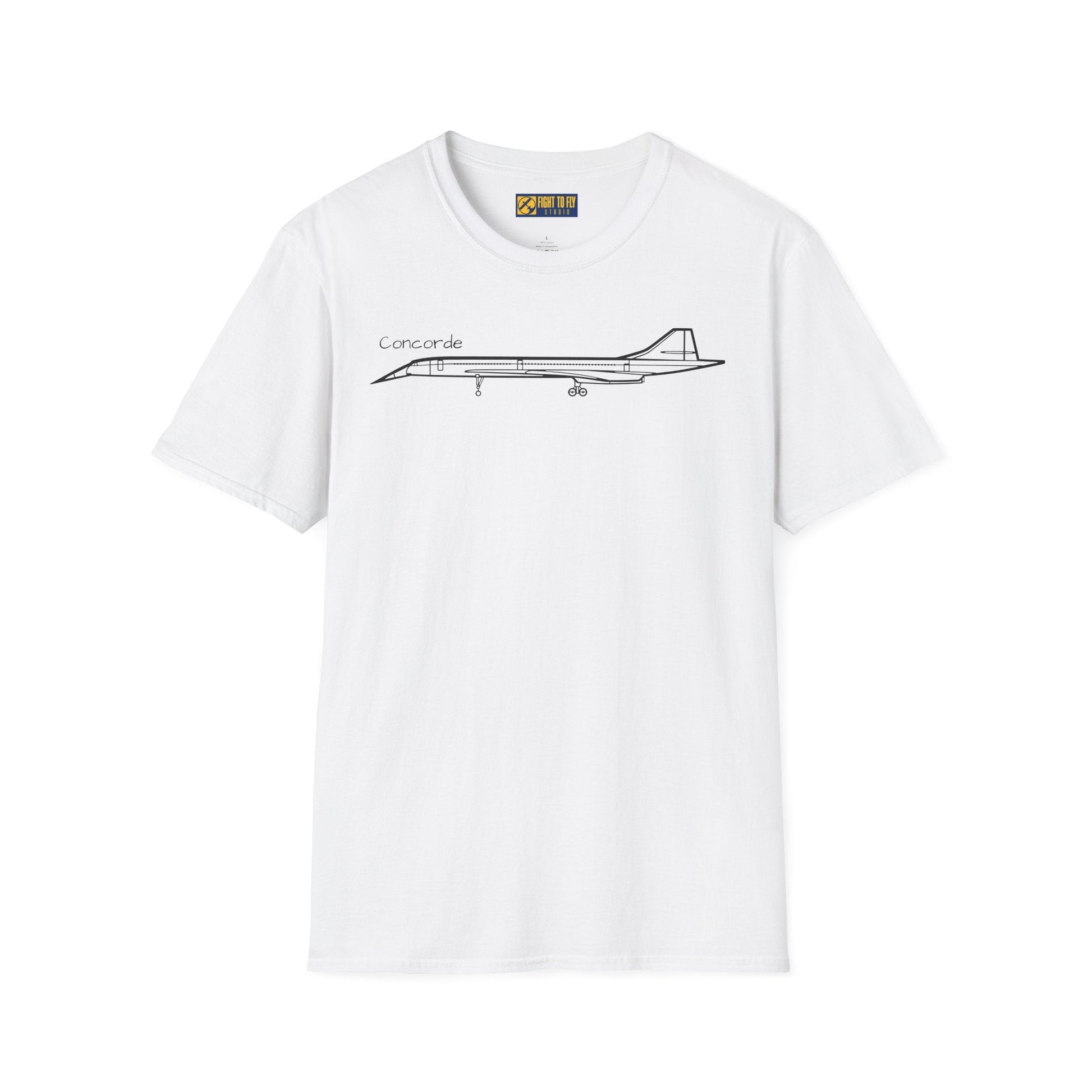 Concorde T-Shirt – Supersonic Passenger Jet Aviation Tee - Gifts for pilots - apparel
