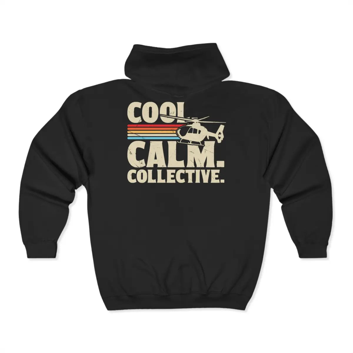 Cool Calm Collective Full Zip Hoodie - Gifts for pilots - Aviation apparel