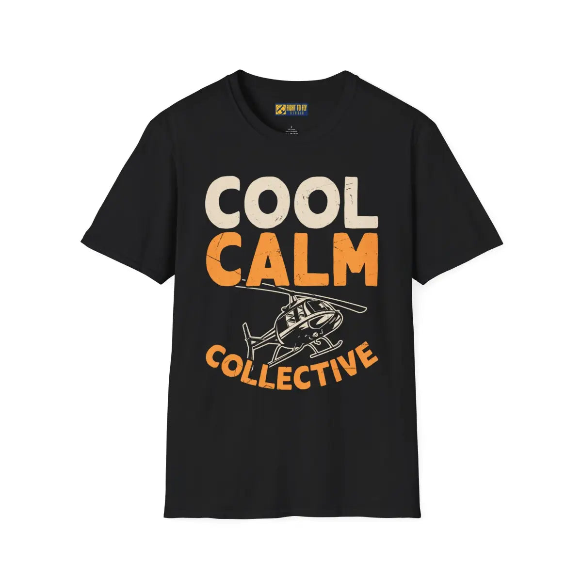 Cool Calm Collective Helicopter Pilot T-Shirt - gifts - WWII warbird t-shirt
