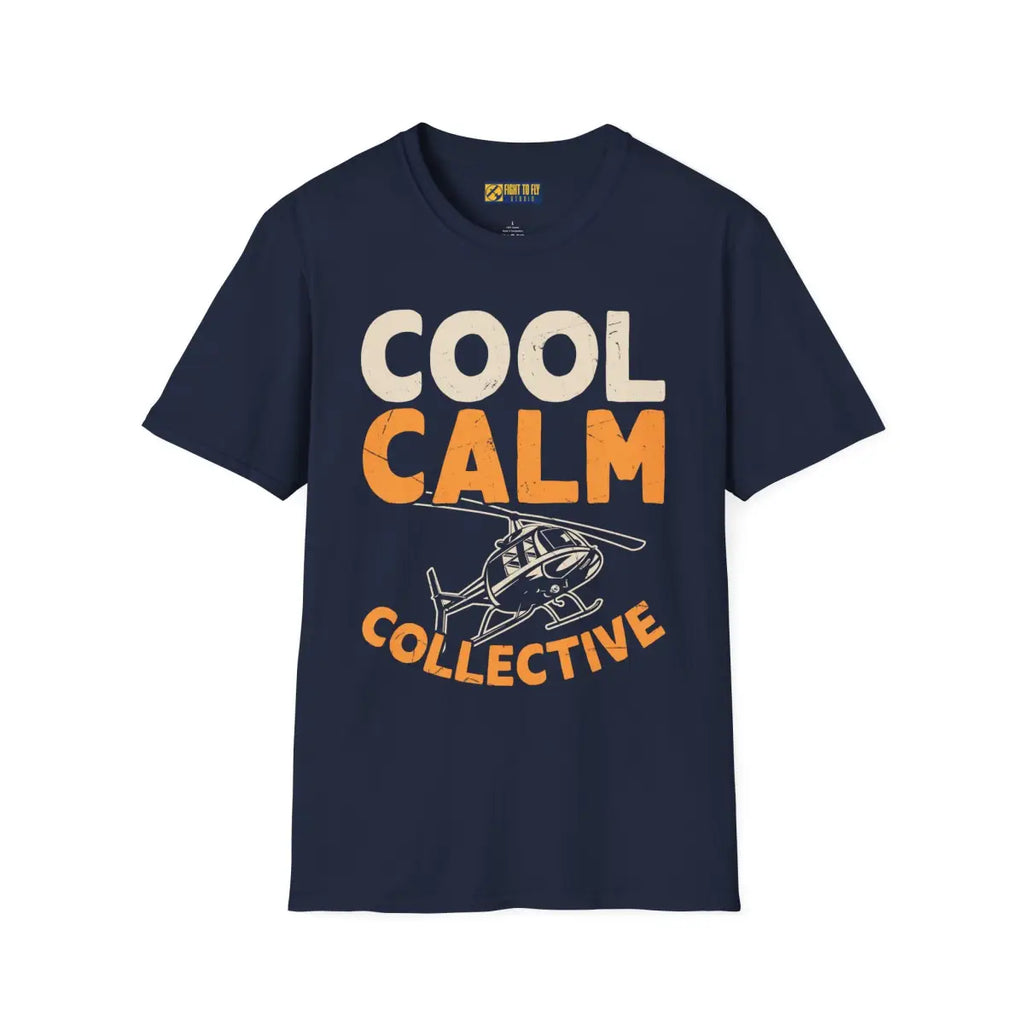 Cool Calm Collective Helicopter Pilot T-Shirt - gifts - WWII warbird t-shirt