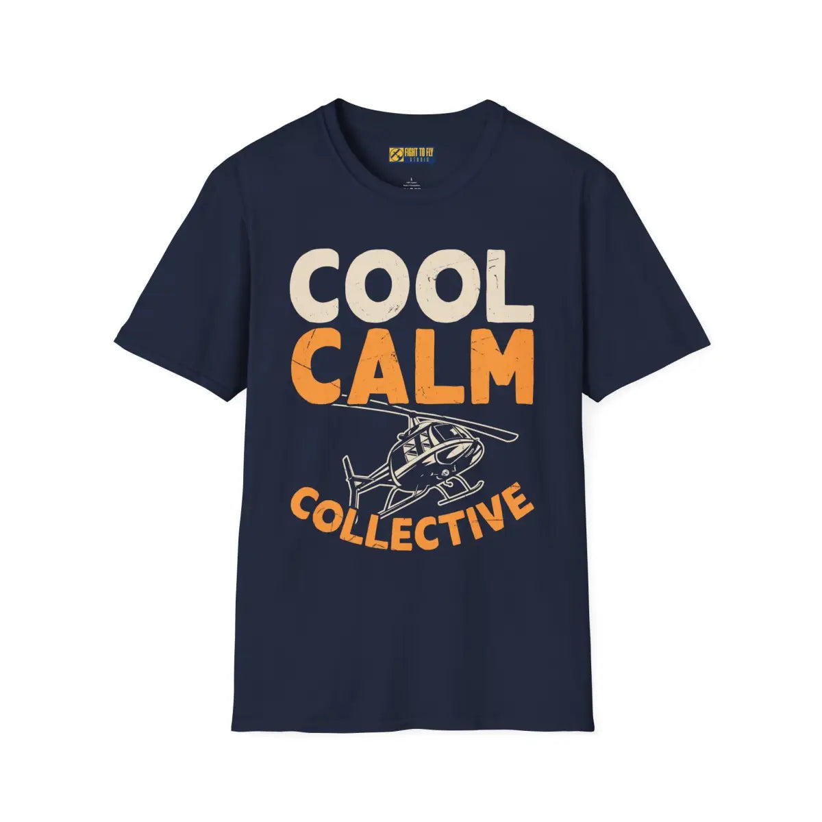 Cool Calm Collective Helicopter Pilot T-Shirt - gifts - WWII warbird t-shirt