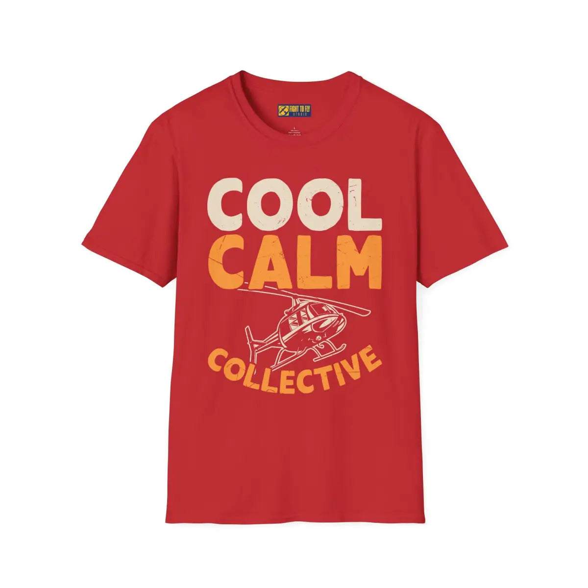 Cool Calm Collective Helicopter Pilot T-Shirt - gifts - WWII warbird t-shirt