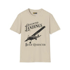 Crosswind Landings Build Character - Tee - T-Shirt - Pilot gifts - WWII warbird t-shirt