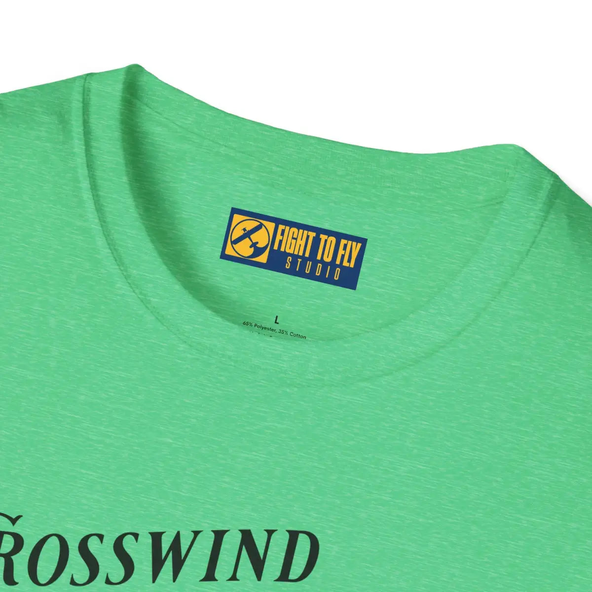 Crosswind Landings Build Character - Tee - T-Shirt - Pilot gifts - WWII warbird t-shirt