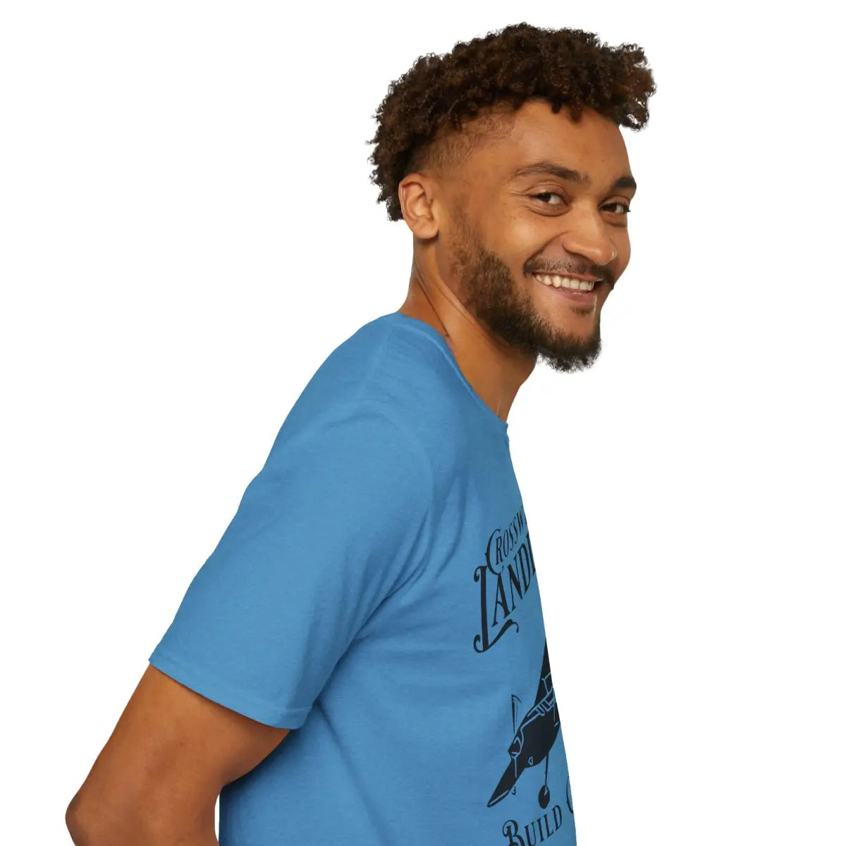 Crosswind Landings Build Character - Tee - T-Shirt - Gifts for pilots - Aviation apparel