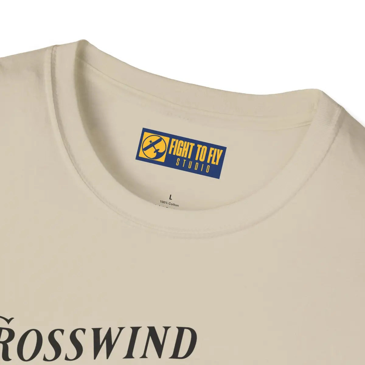 Crosswind Landings Build Character - Tee - T-Shirt - Gifts for pilots - Aviation apparel