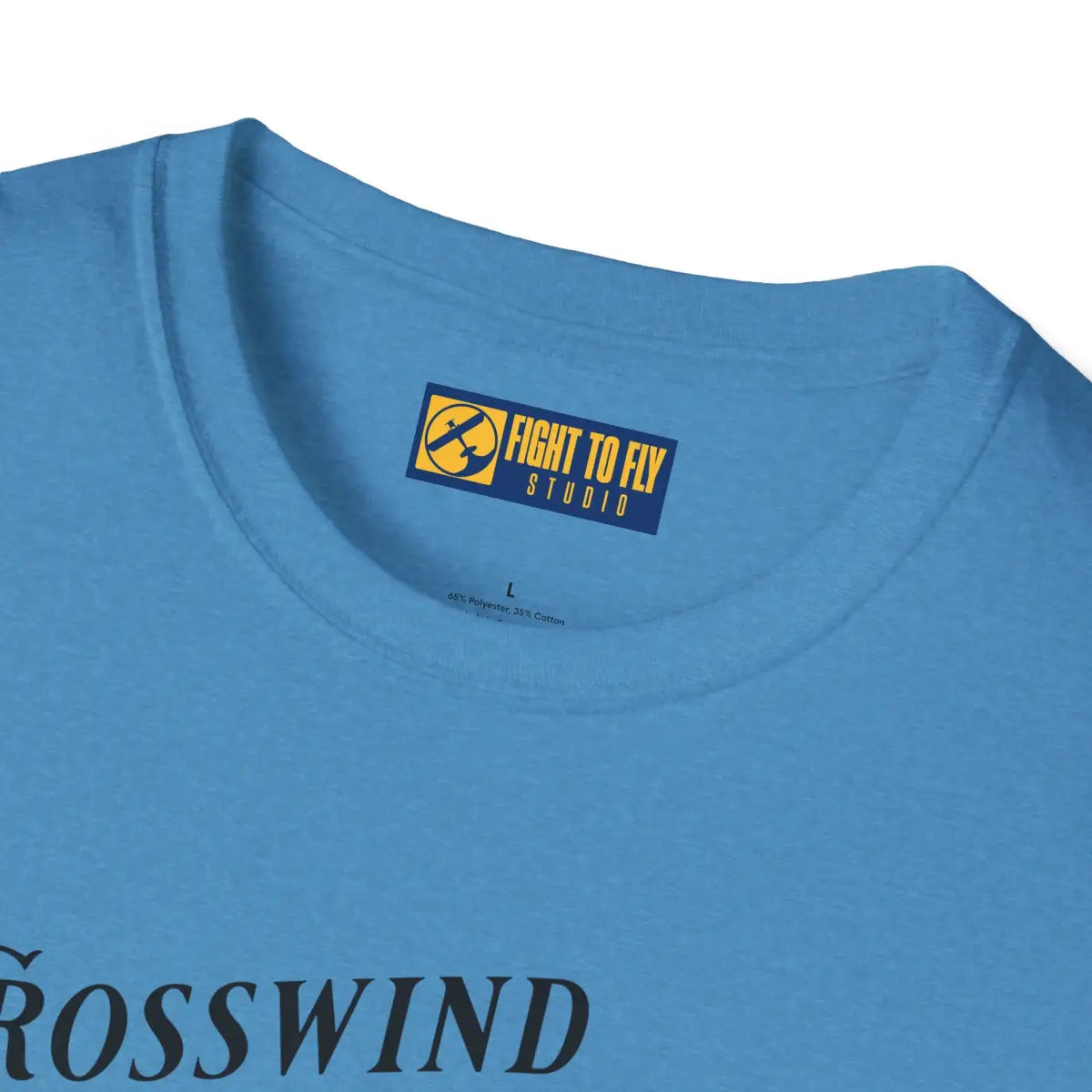 Crosswind Landings Build Character - Tee - T-Shirt - Pilot gifts - WWII warbird t-shirt