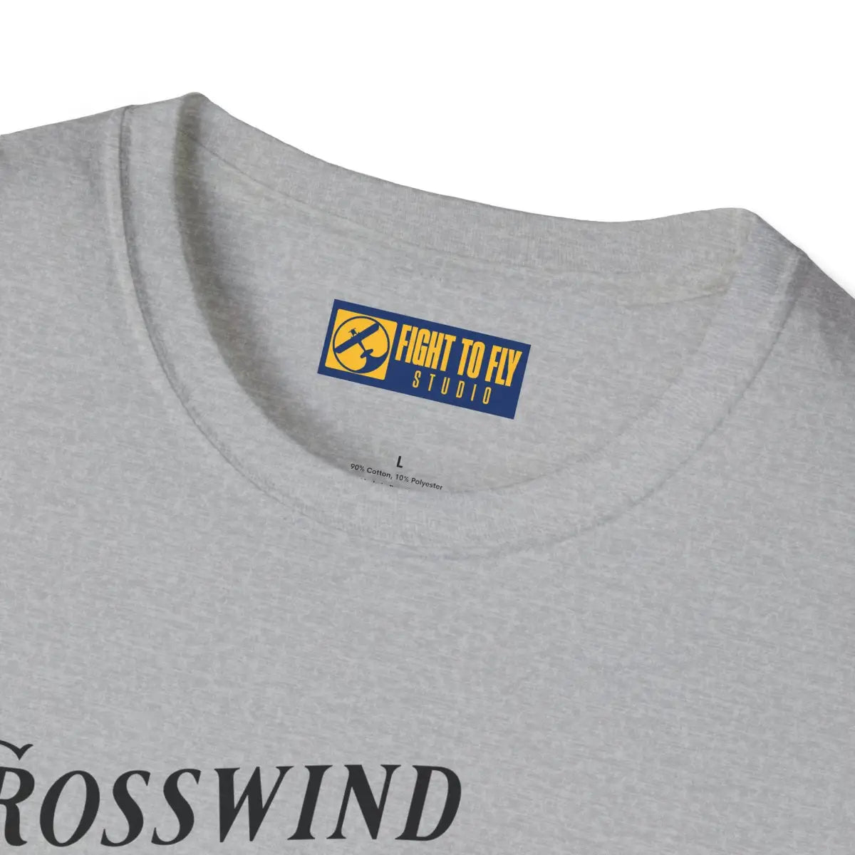 Crosswind Landings Build Character - Tee - T-Shirt - Gifts for pilots - Aviation apparel